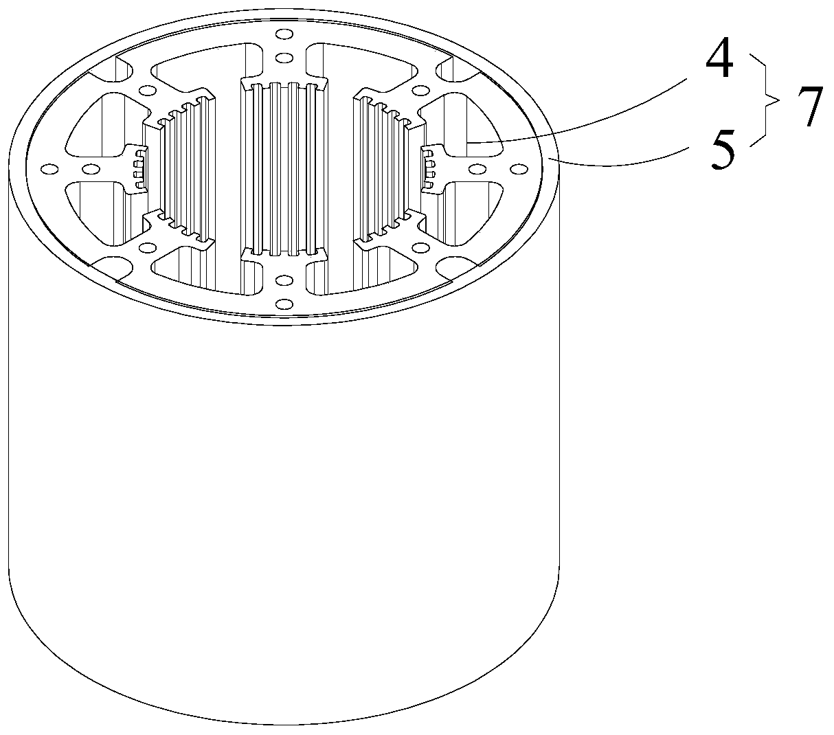 Method for assembling high and low temperature vacuum stepping motor