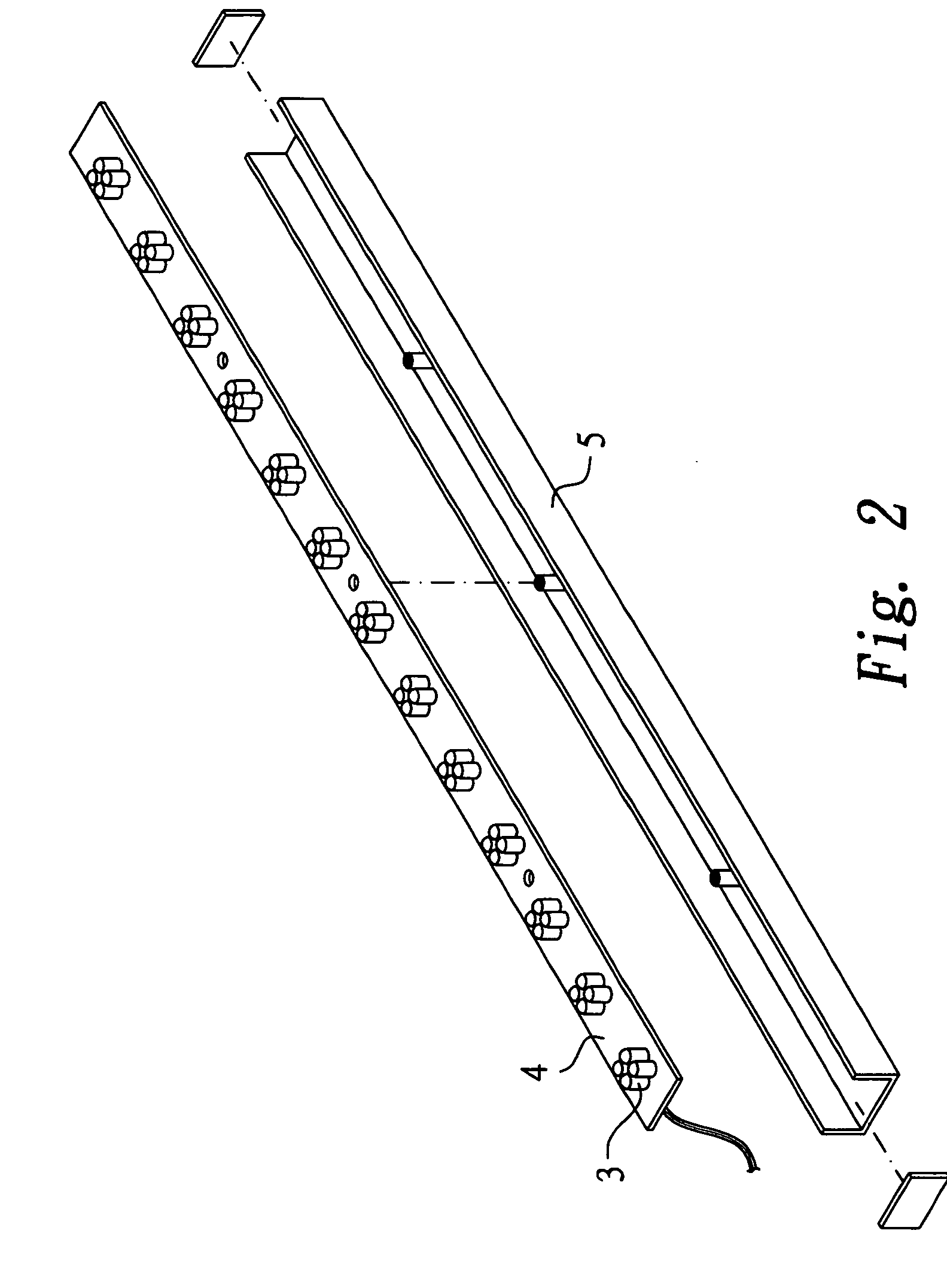 Waterproof light-emitting-diode illuminating device