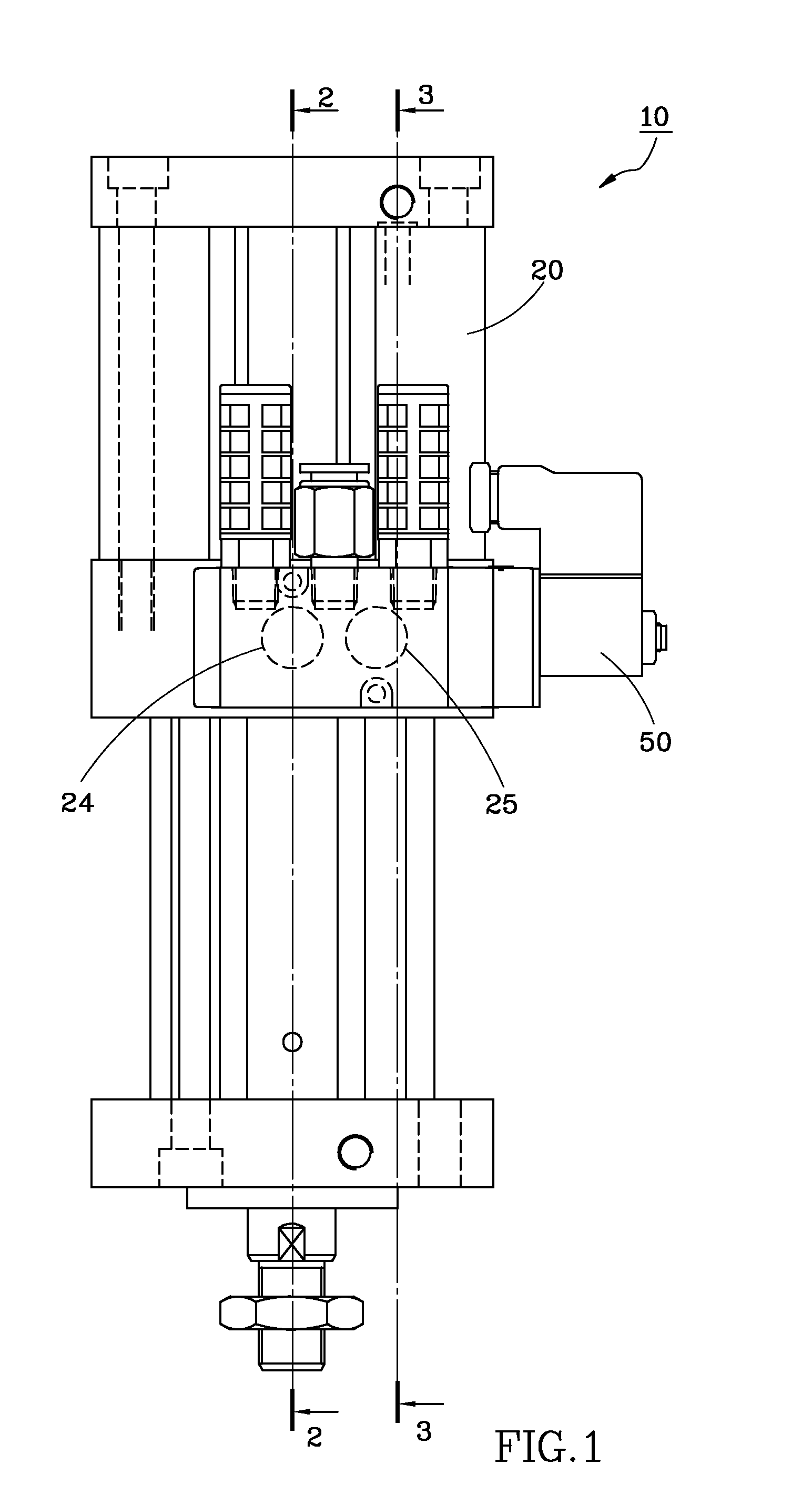 Pressure cylinder having a hidden loop design