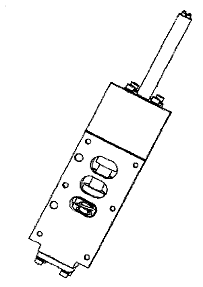 Mass flow piezoelectric straight moving hydraulic reliever