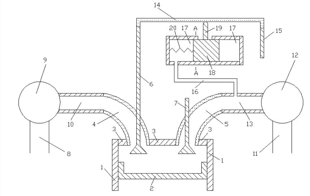 Lever regulation type lift variable system