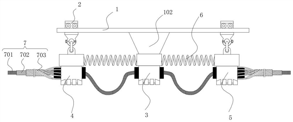 Pre-twisted fitting for aerial optical cable