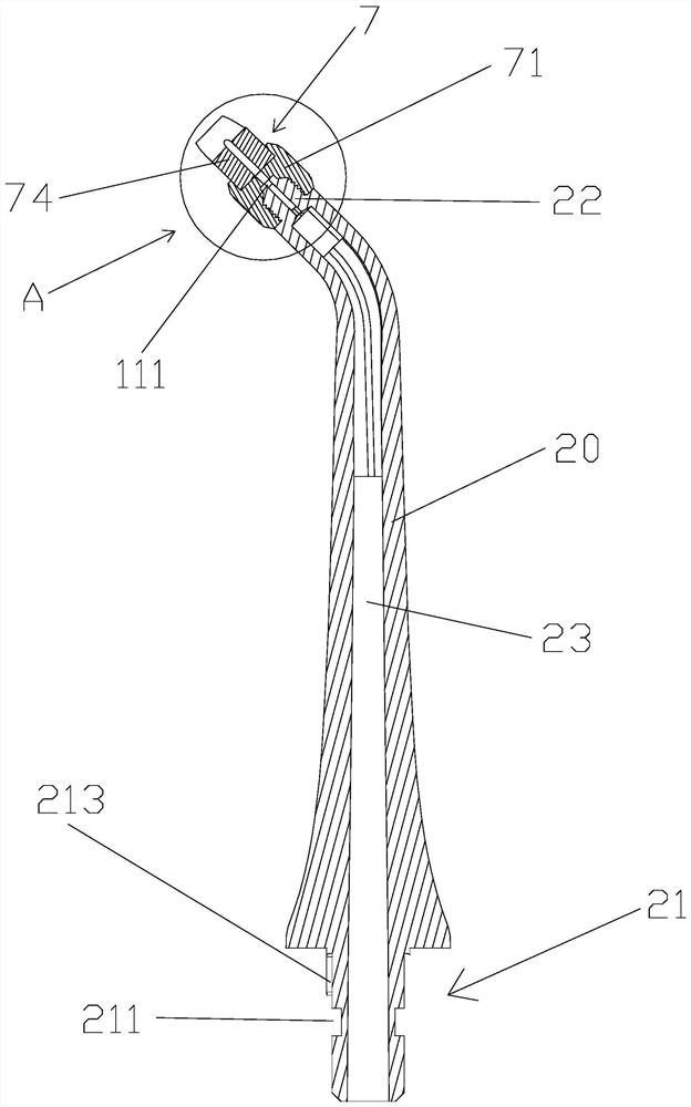 Multifunctional water toothpick nozzle and water toothpick