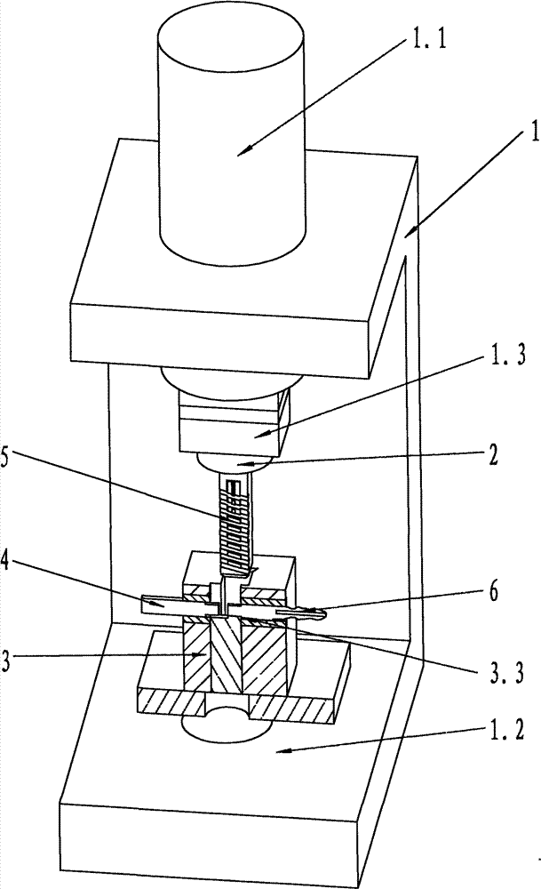 Process equipment for machining folding key rabbet of automobile