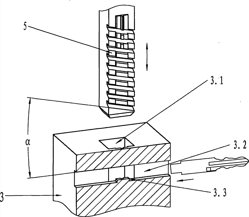 Process equipment for machining folding key rabbet of automobile