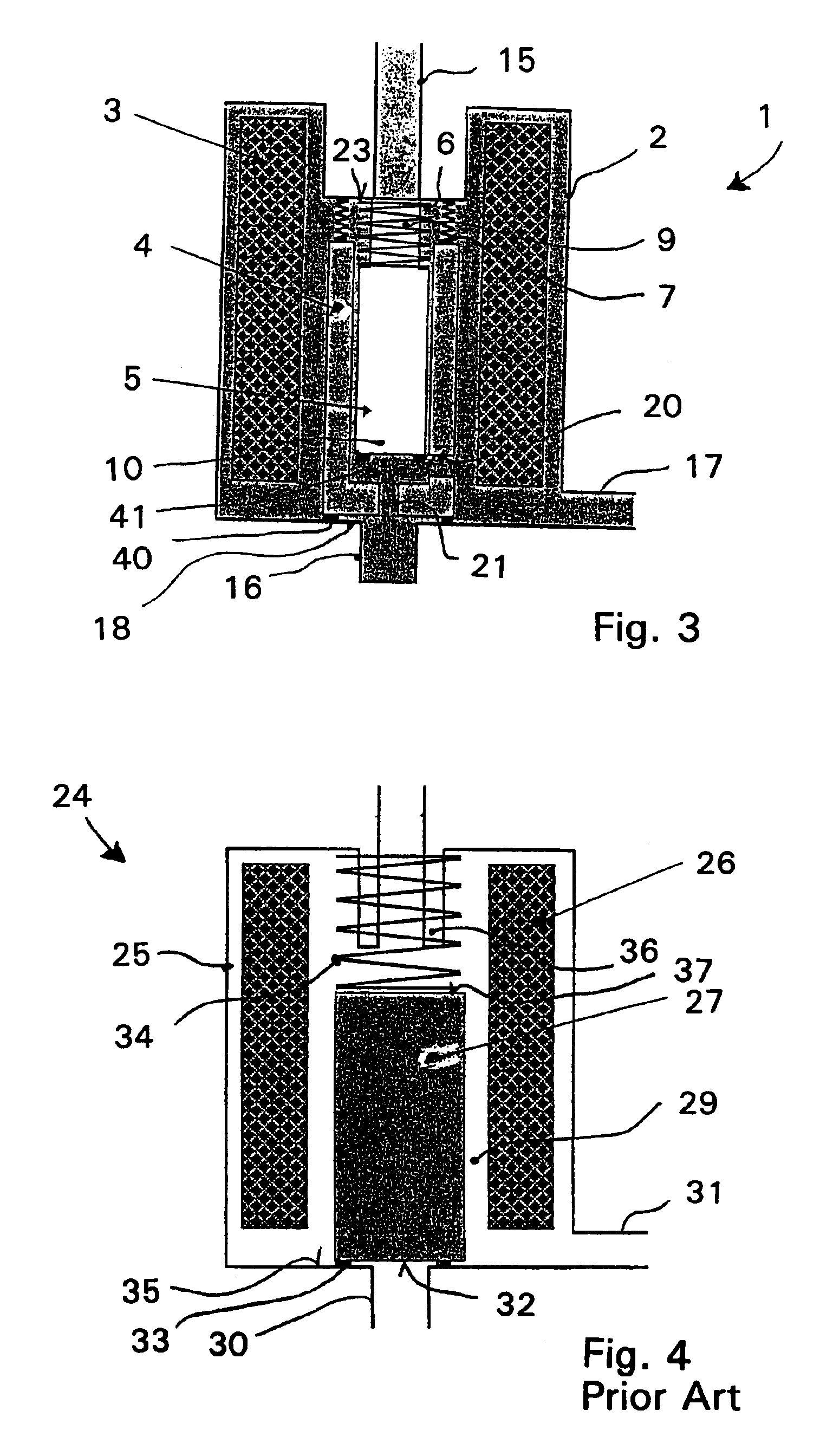 Electromagnetic double switching valve