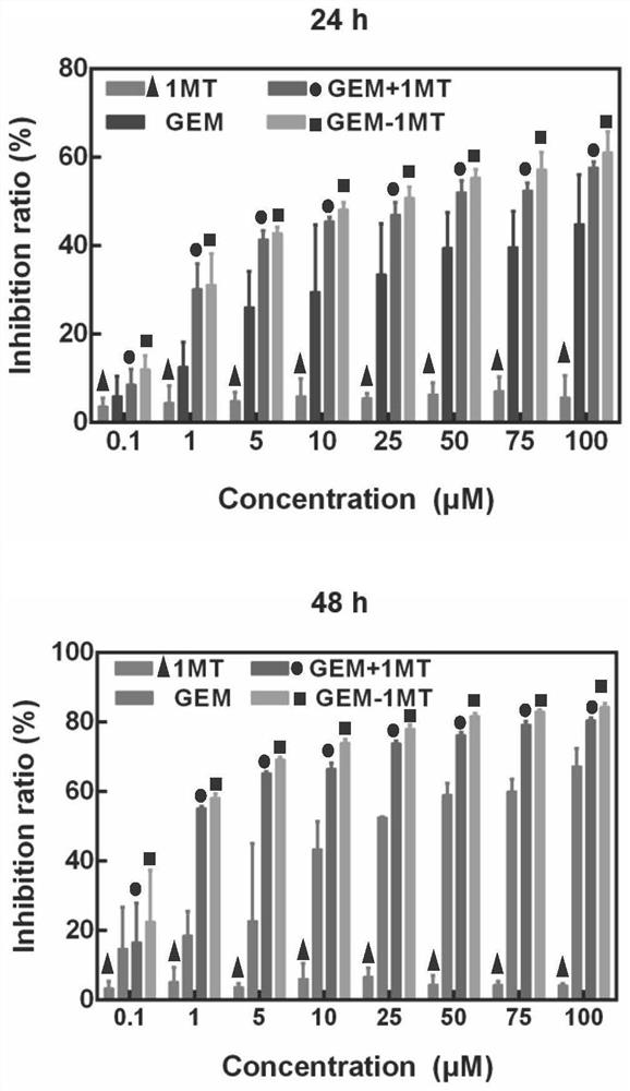 gem-1mt amphiphilic small molecule compound and its preparation, preparation method and application