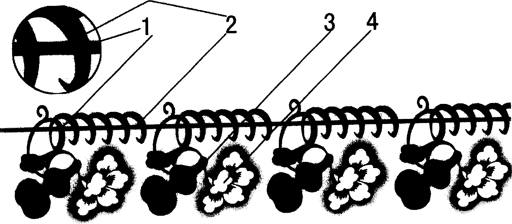 Anti-false paper having windowing safe line and superposed watermarks and fabrication method