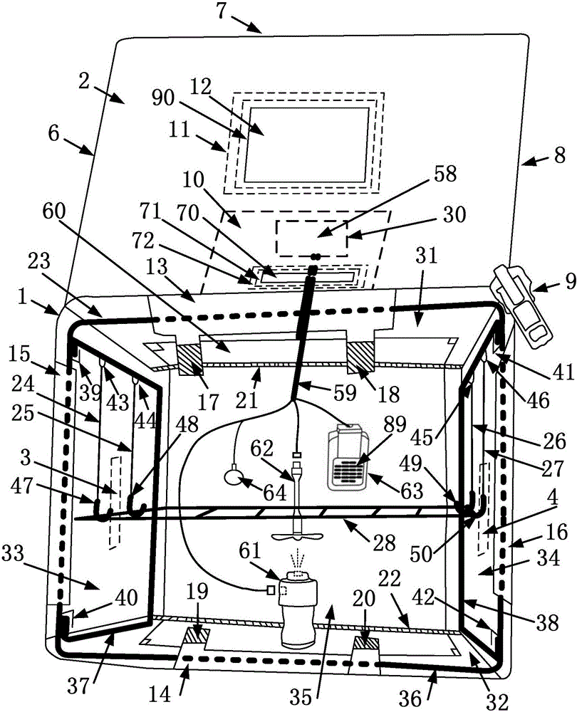 Multifunctional household bread fermentation tank