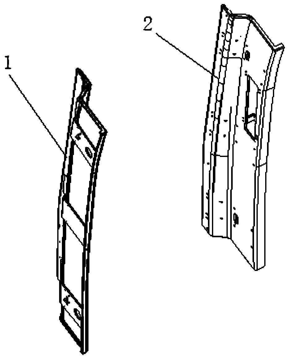 A kind of preparation method of lightweight and environment-friendly high-speed train plug door cover plate