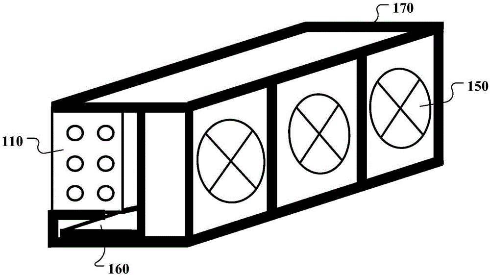 Cooling apparatus used for machine cabinet and machine cabinet