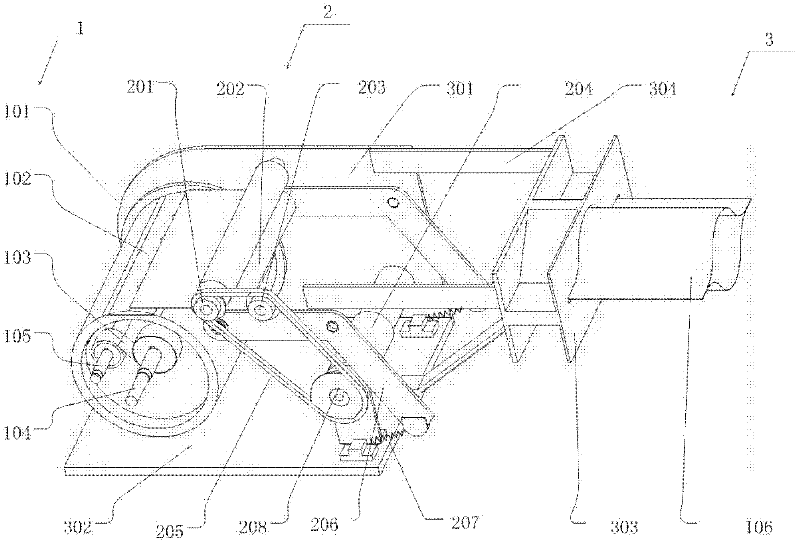 Telescopic space boom mechanism for supporting detection load