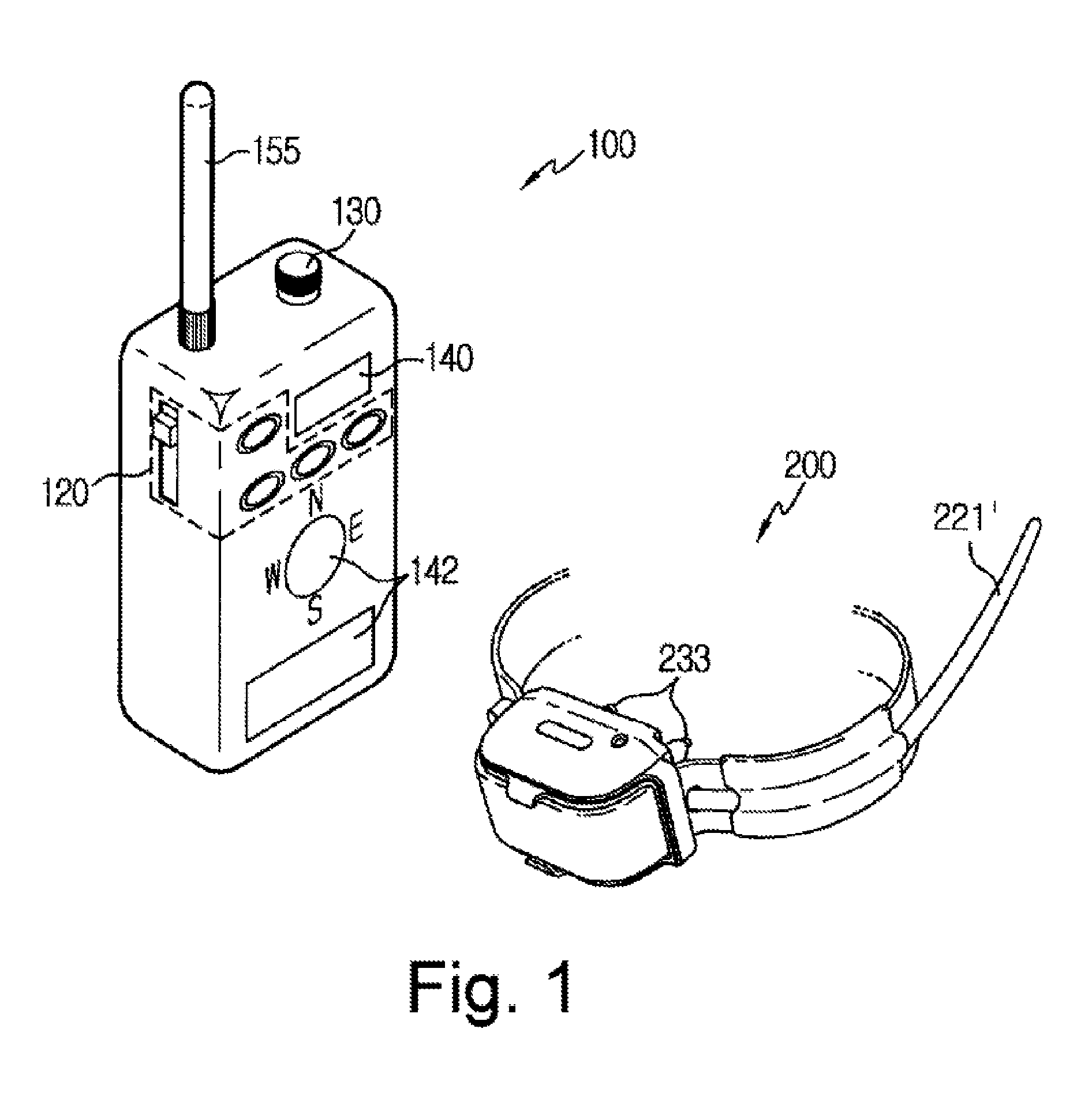 Remote animal training system using voltage-to-frequency conversion