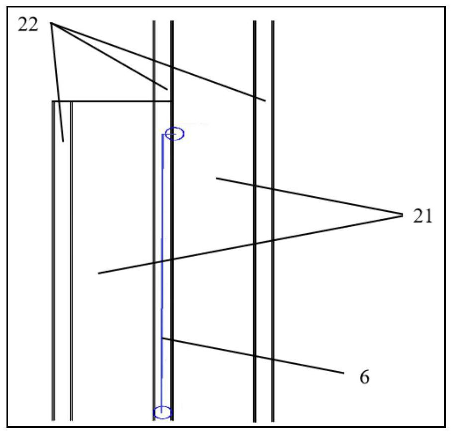 Soft and hard interaction coal seam horizontal well staged fracturing gas advanced extraction method