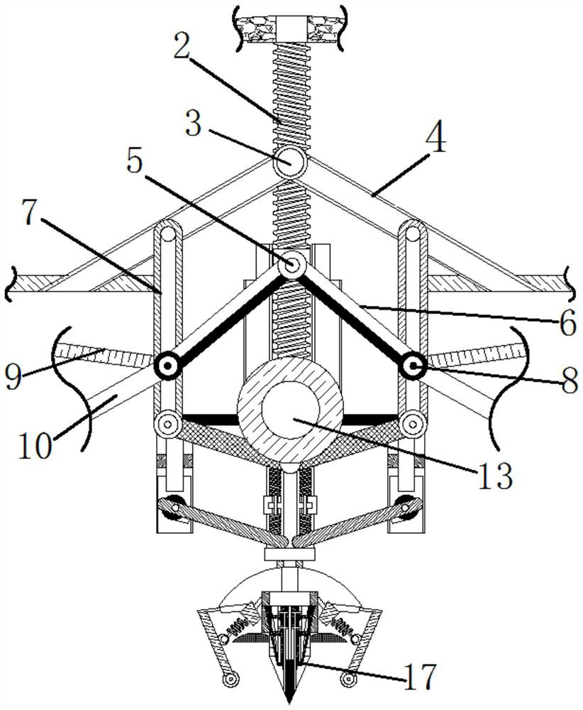 Hardware punching iron filings adsorption equipment based on magnetic attraction principle