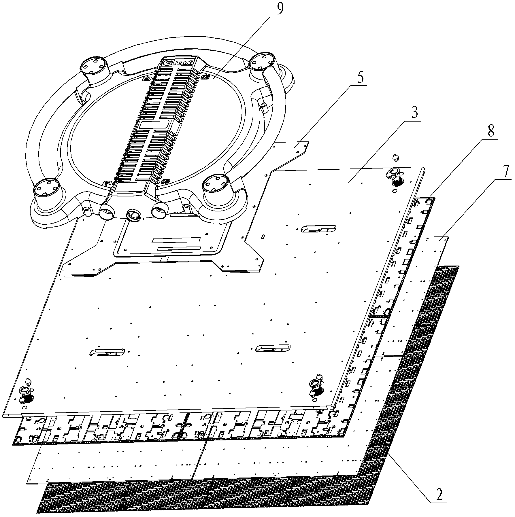 Light-emitting diode (LED) display screen and LED display device