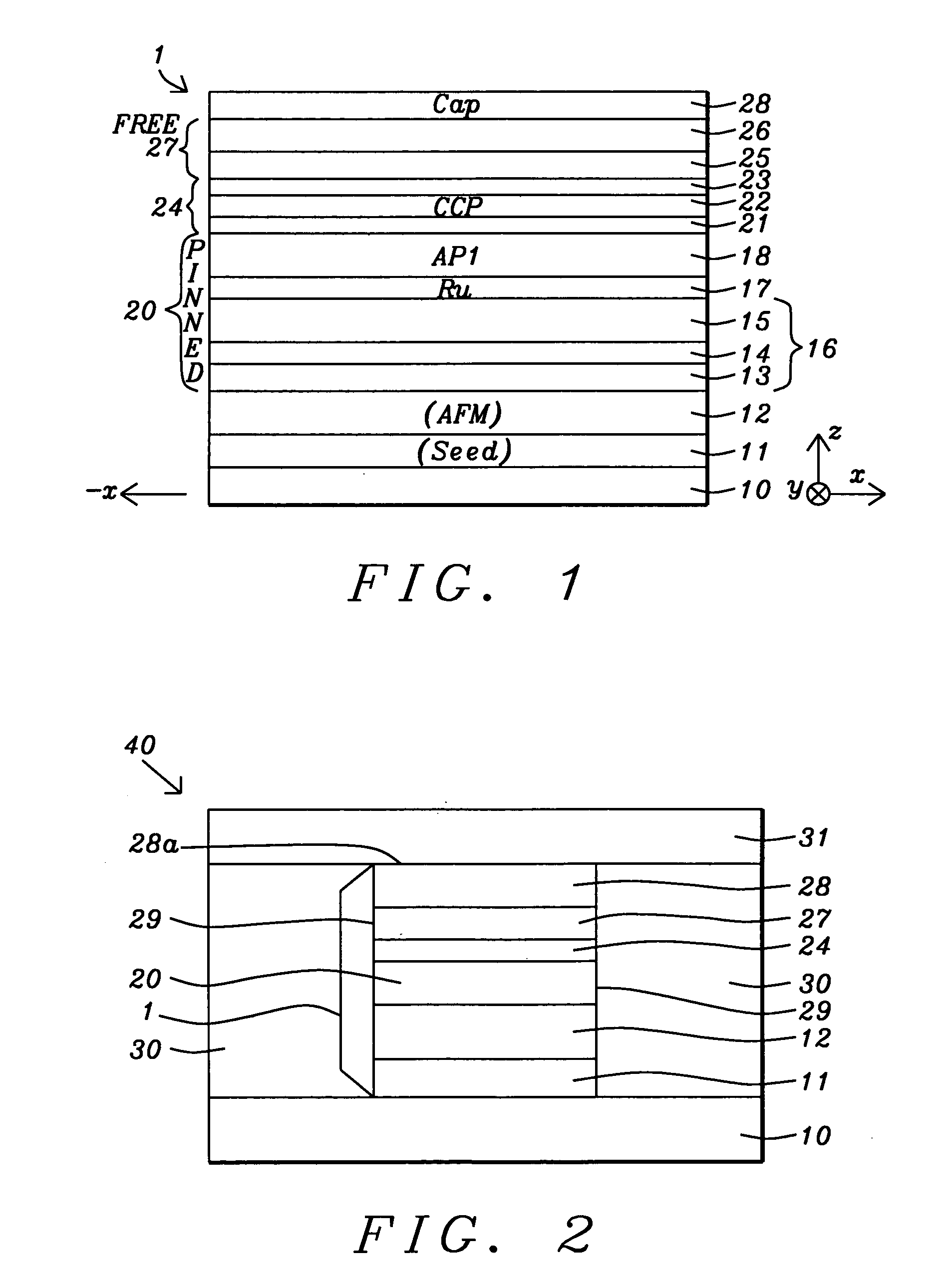 FCC-like trilayer AP2 structure for CPP GMR EM improvement