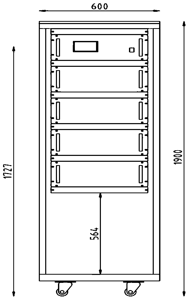 Mobile direct-current power supply system for railway vehicle