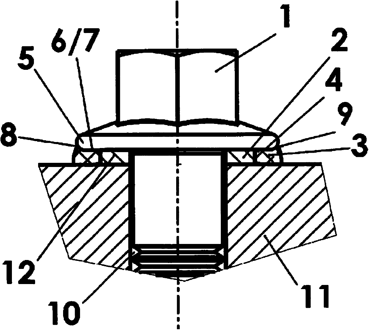 Seal, screw connection having the seal, and use thereof