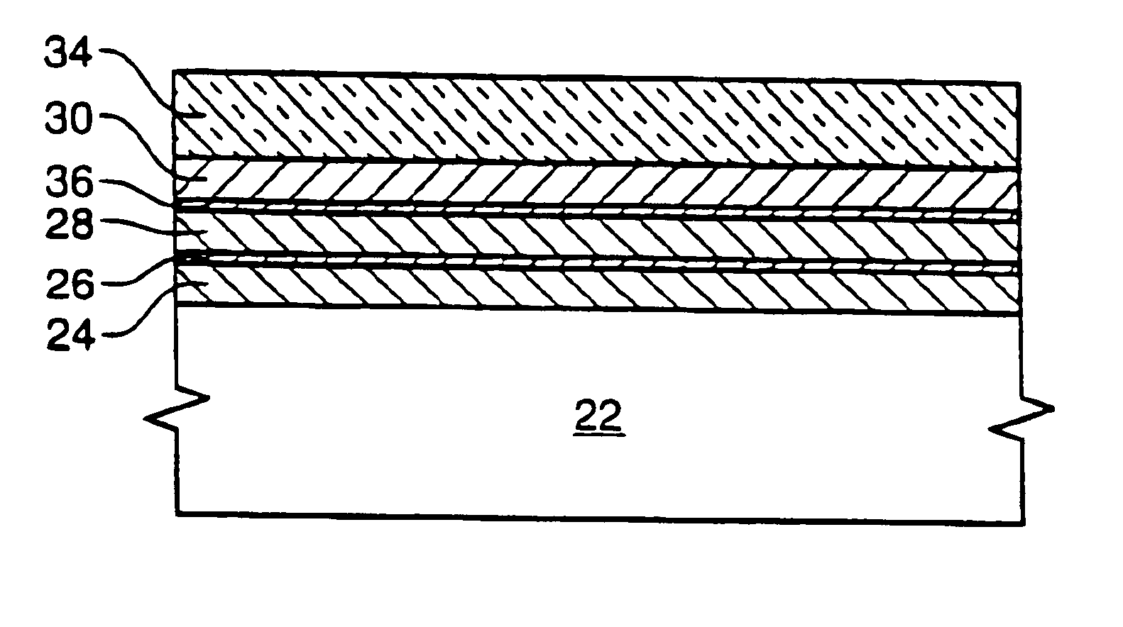 Device and method for protecting against oxidation of a conductive layer in said device