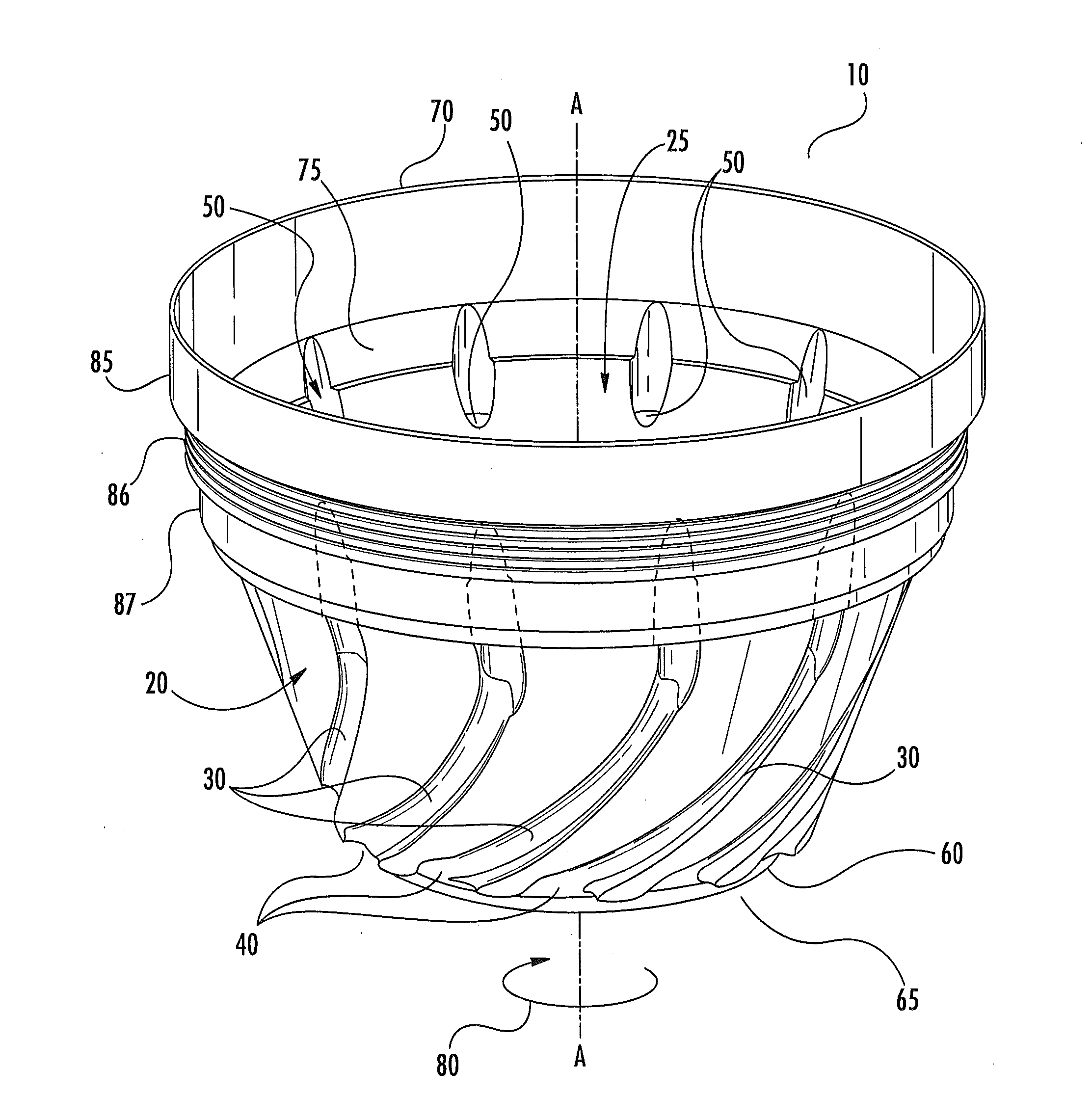 Centrifuge Feed Accelerator with Feed Vanes