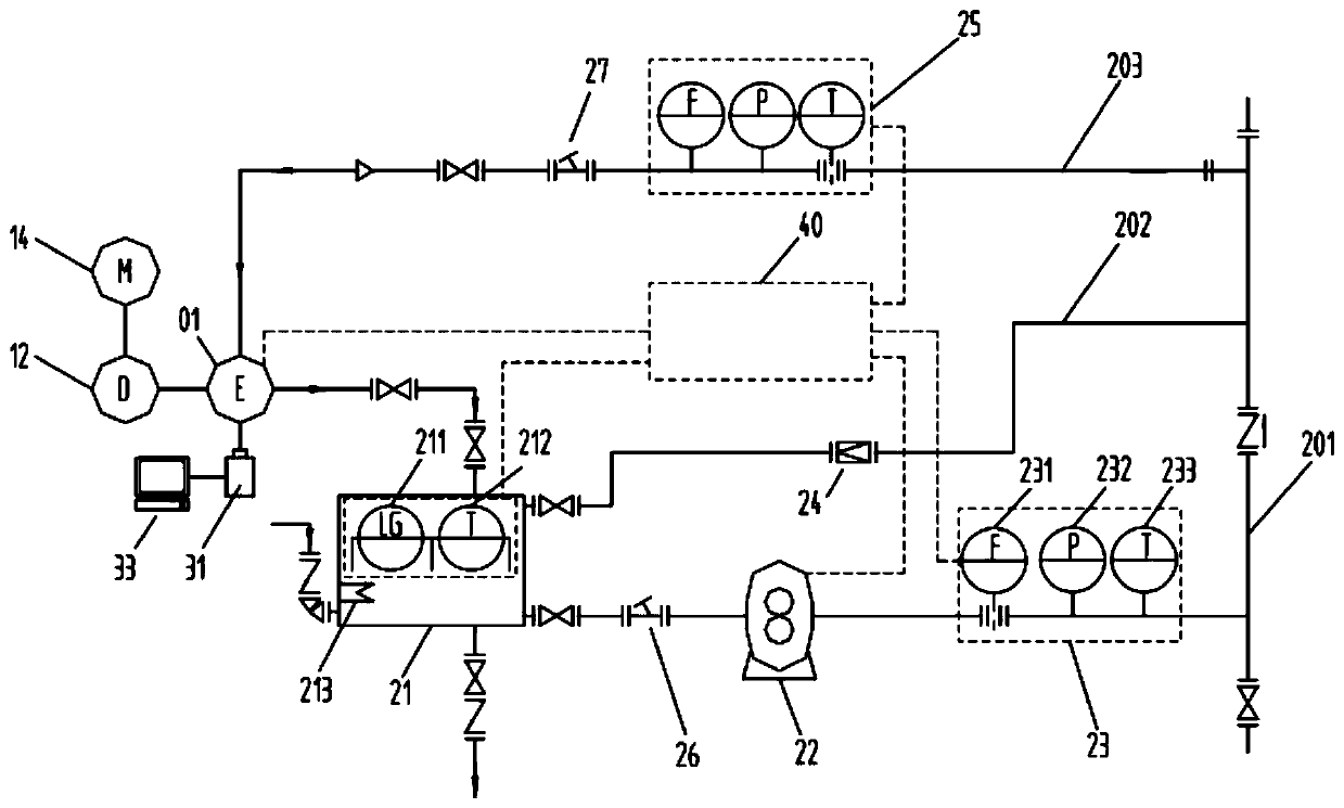 Visual simulation device for oscillating flow in cooling oil passage in piston of crosshead type diesel engine