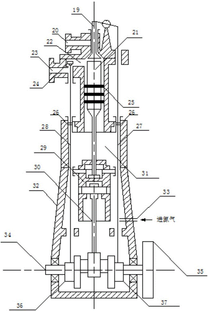 Natural gas pipeline network pressure energy recovery method and device using piston expander