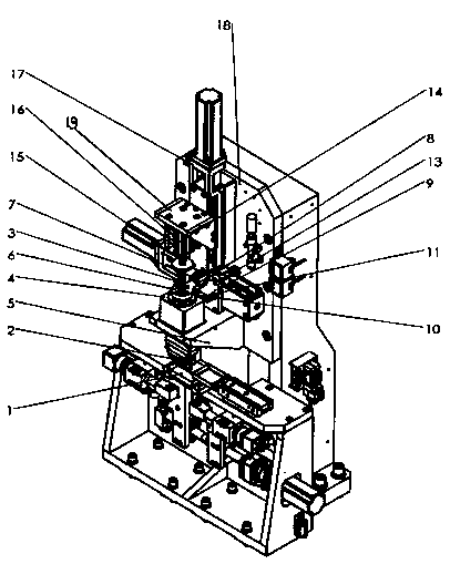 Precise rotating, aligning and pre-pressing execution mechanism of bonder