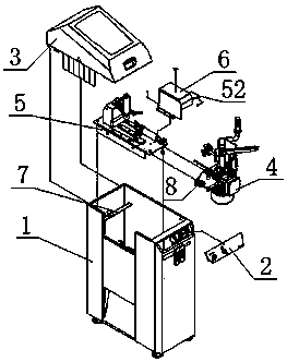 An aluminum profile end milling machine