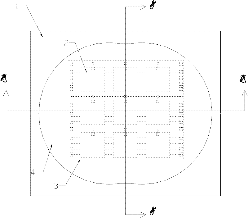 Microfluid cooling silicon wafer level LED illuminating system