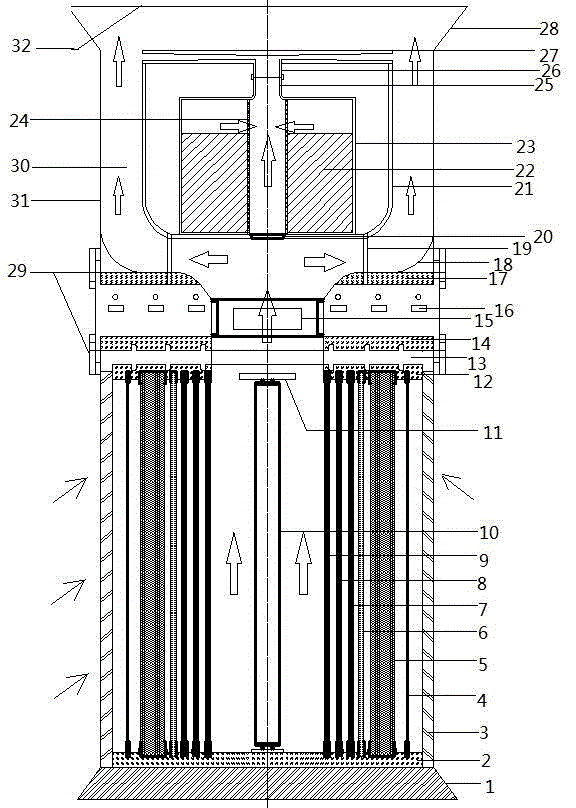 High-efficiency multifunctional modular interior air purification device