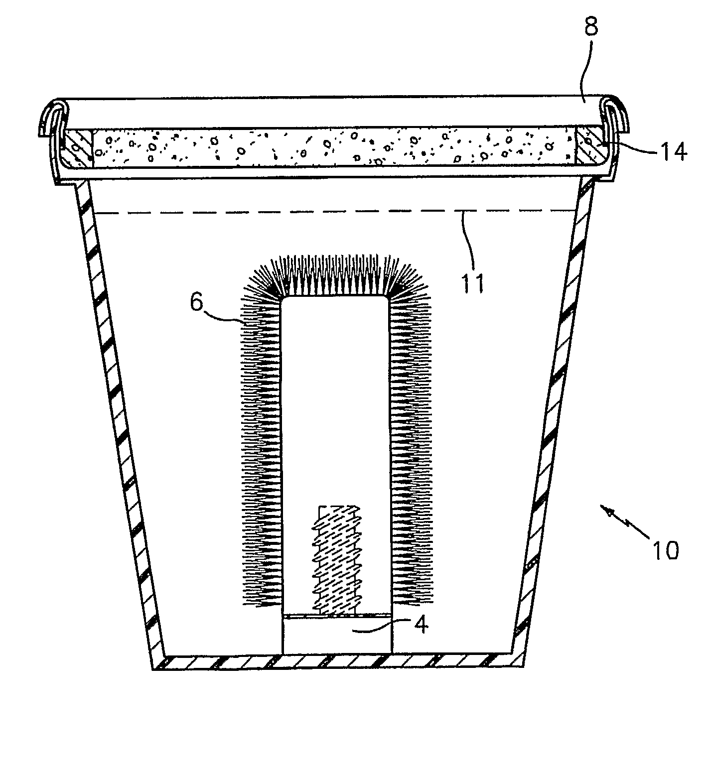 Bucket Arrangement and Method of Using the Same