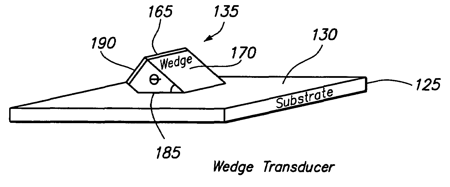 Acoustic device using higher order harmonic piezoelectric element