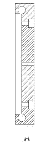 Flat type SOFC (Solid Oxide Fuel Cell) monocell partial performance test device