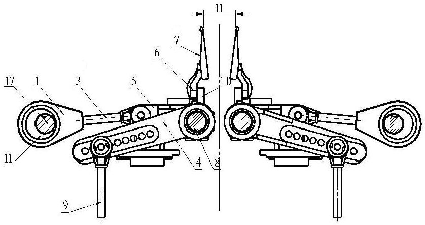 Mechanism for automatically regulating space of knocking-over bar of warp knitting machine