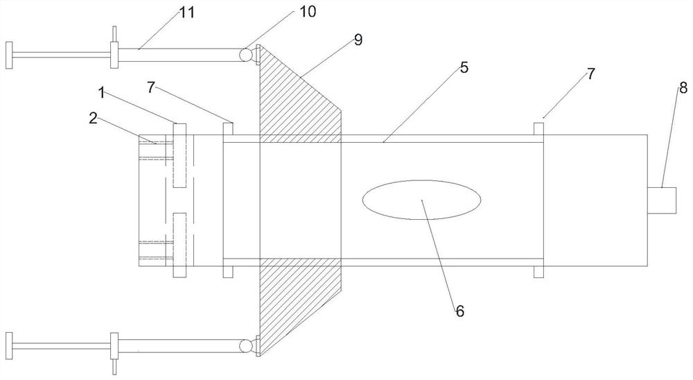 Mine remaining anchor rod unscrewing device and method