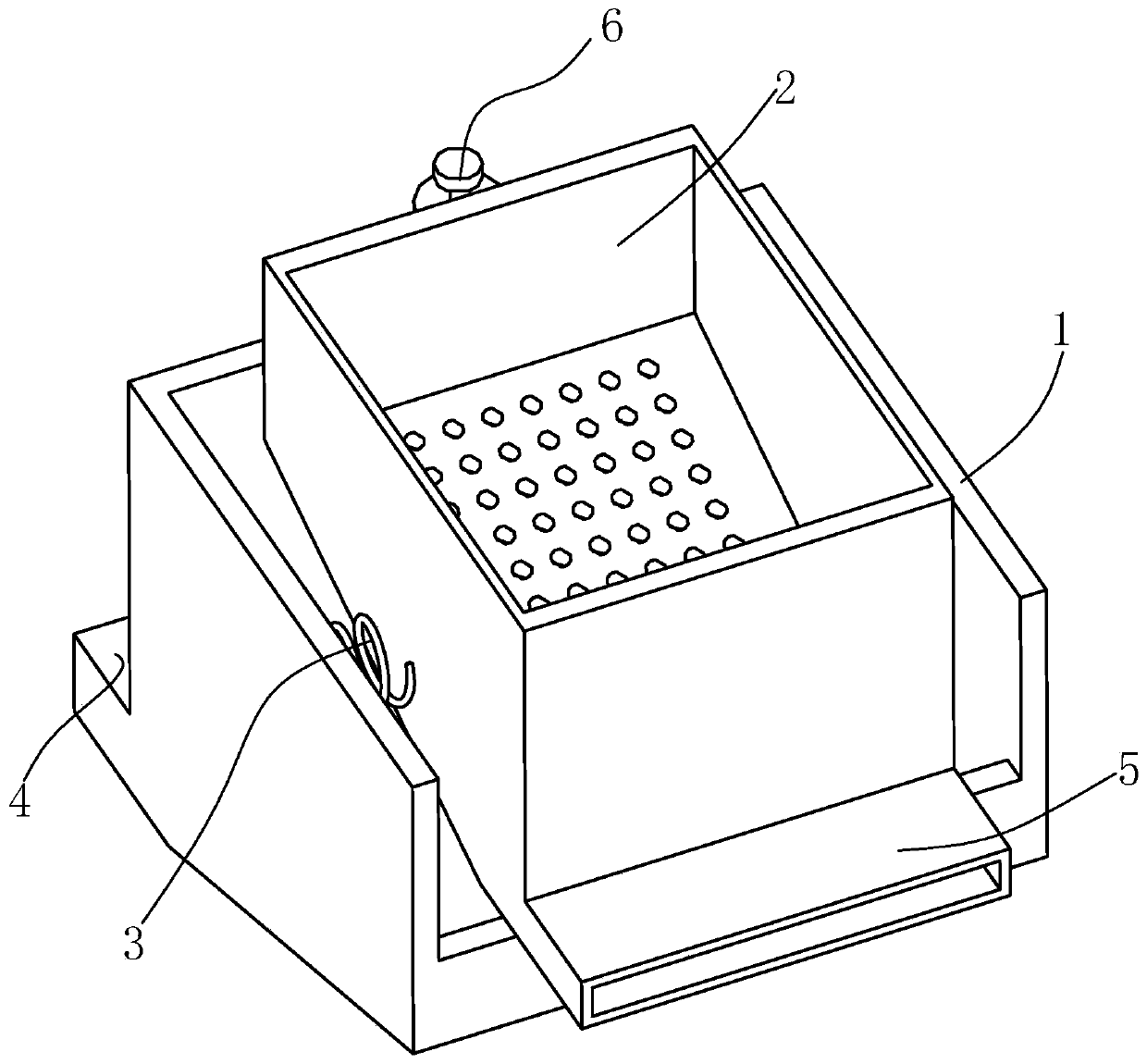 A solder screening device