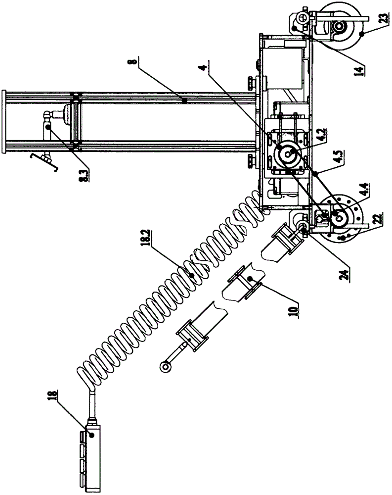 Portable full-automatic rail and tunnel movable inspection vehicle