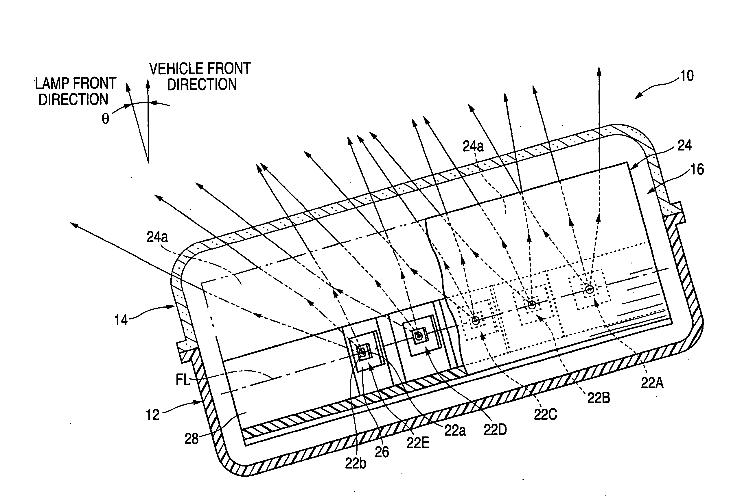 Lighting device for vehicle