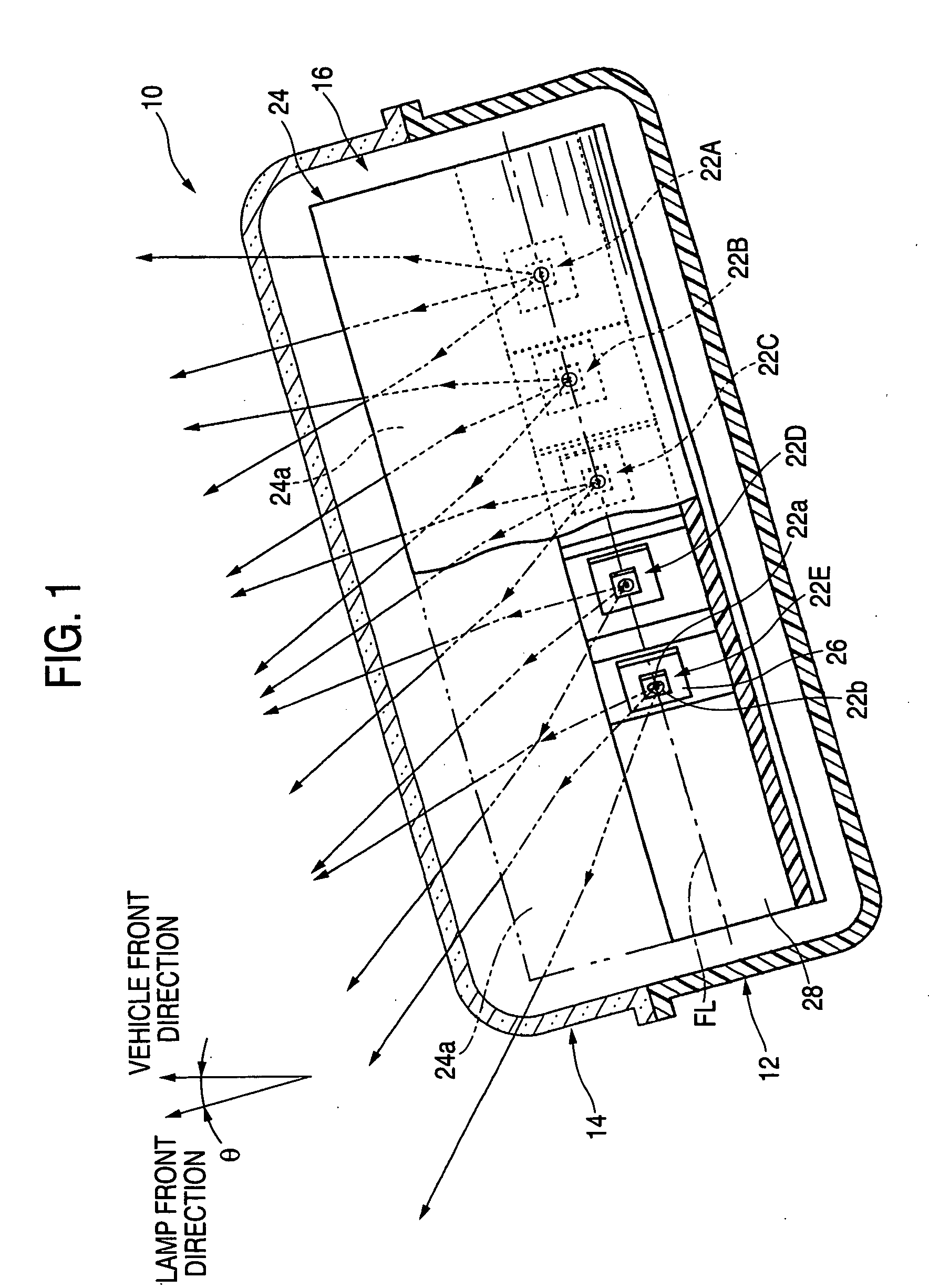 Lighting device for vehicle