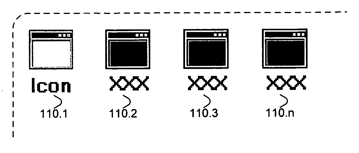 Command line provided within context menu of icon-based computer interface