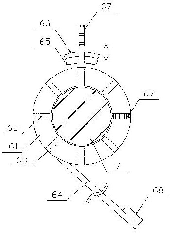 Sand screening cylinder automatic cleaning mechanism for sand screening machine