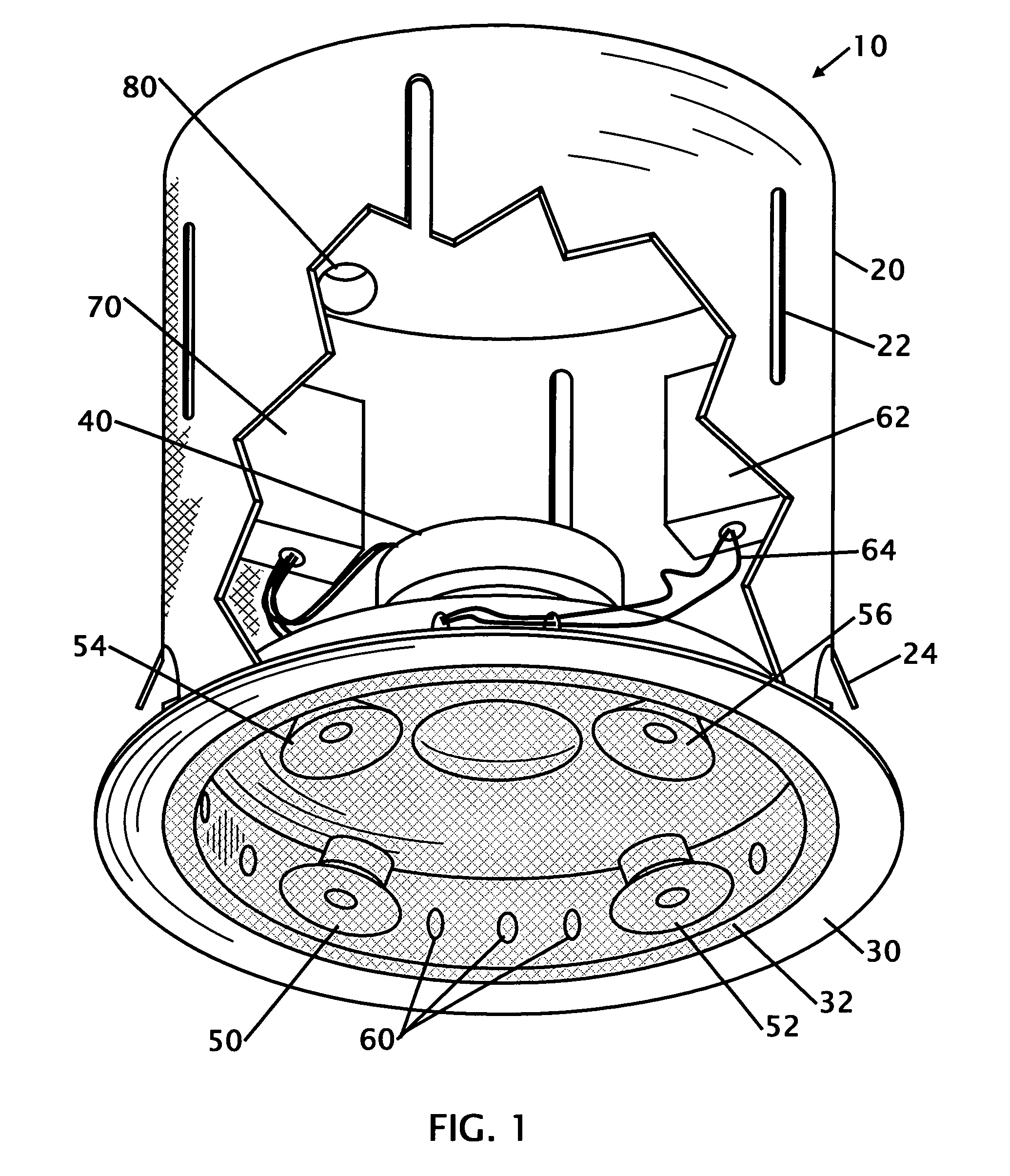 Screw-in LED light and sound bulb