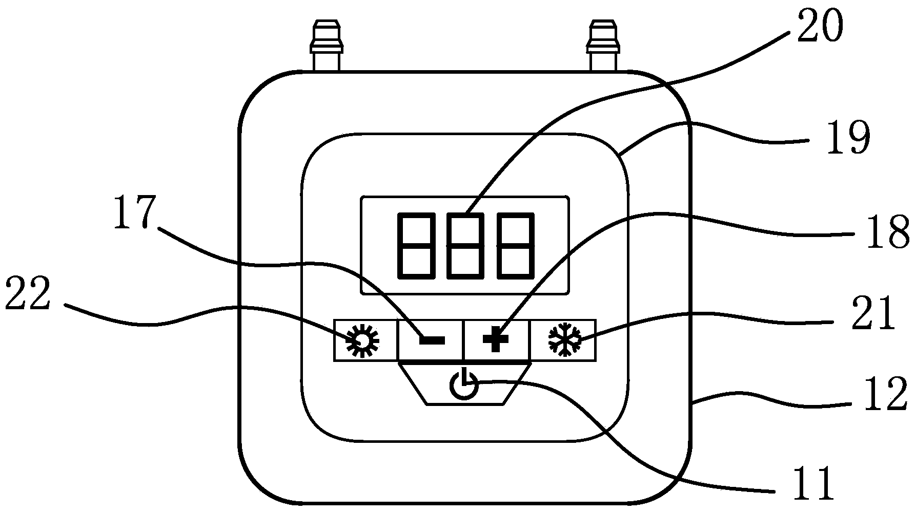 Mask device capable of being used through cold application and hot application