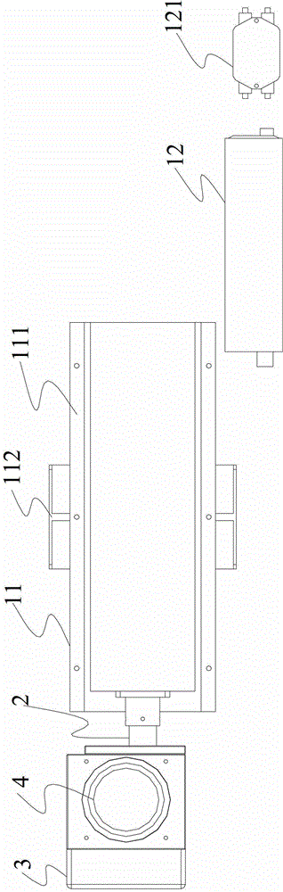 Laser optical path guidance system of laser sintering molding equipment