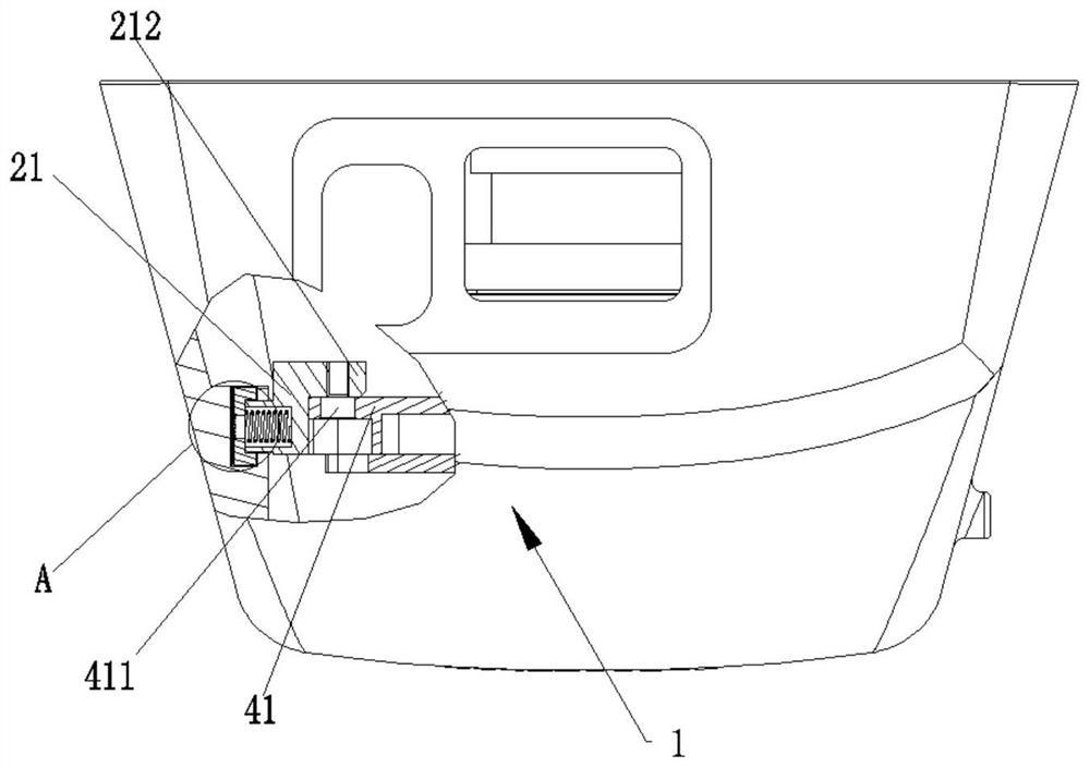 Vehicle-mounted camera module lens angle bidirectional ratchet wheel adjusting mechanism