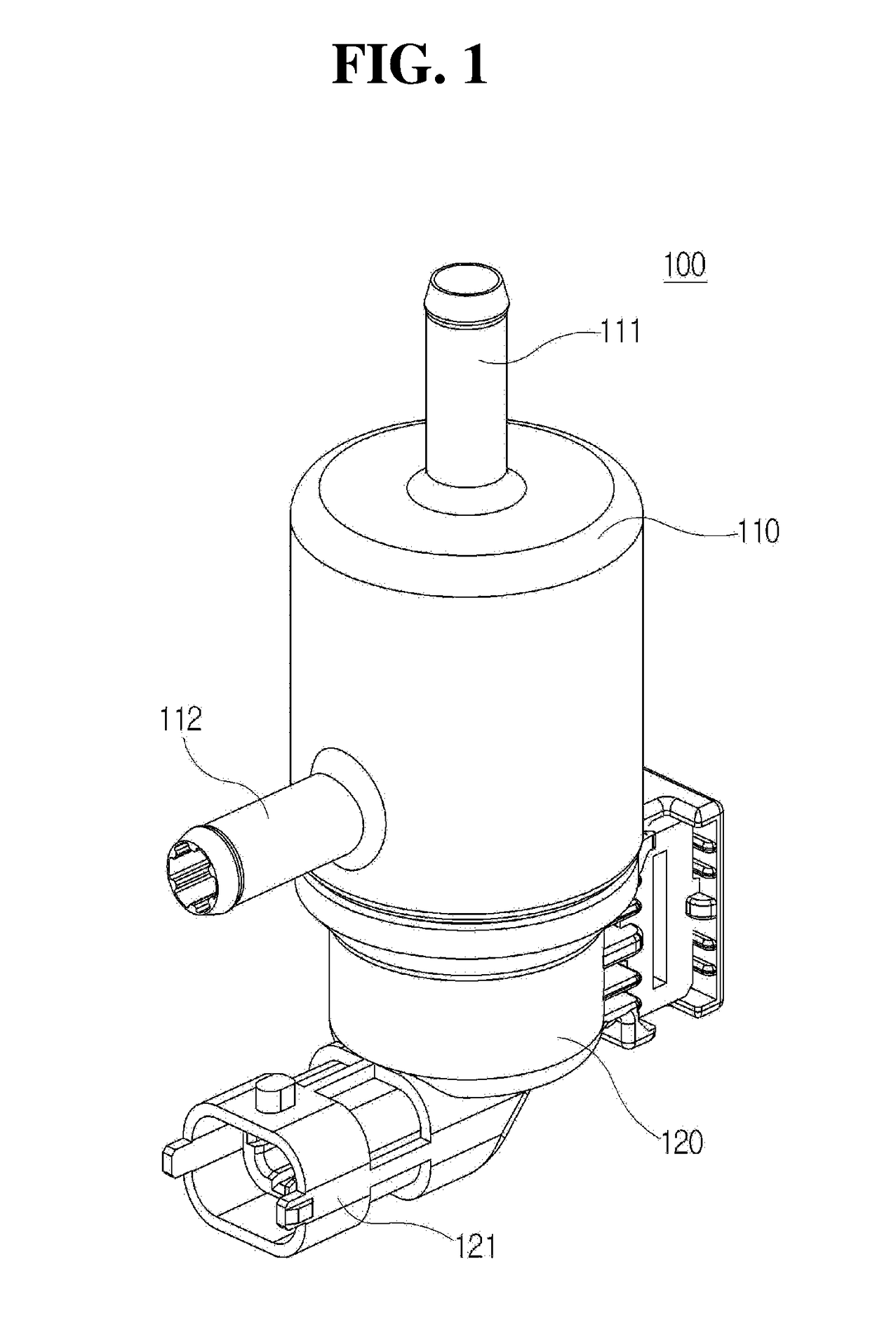 Noise reduction type purge control solenoid valve