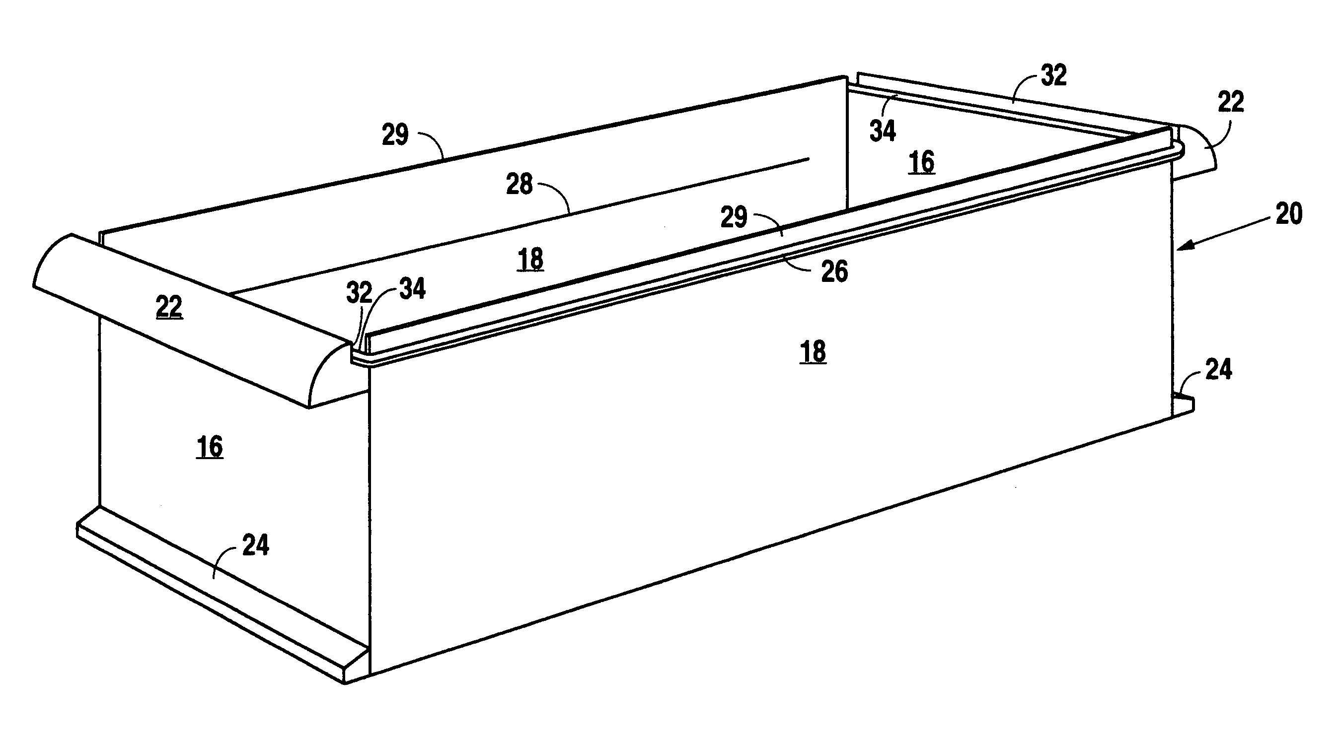 Stackable mold for making block ice