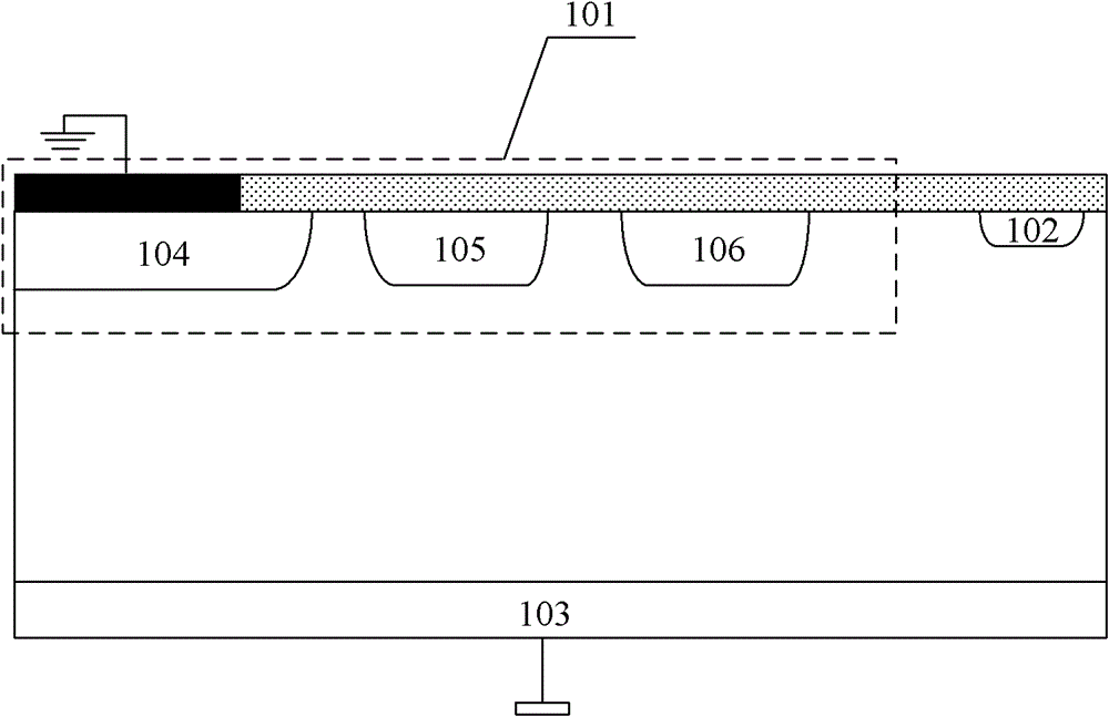 Insulated gate bipolar transistor terminal and producing method thereof