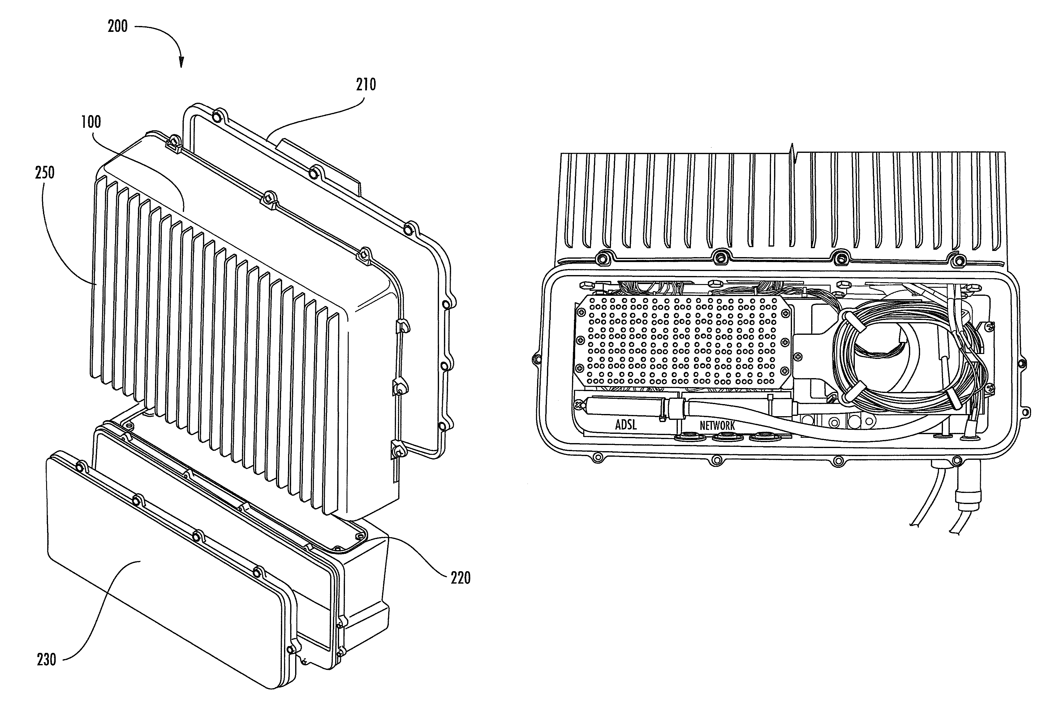 Modular housing system for outside plant telecommunications equipment